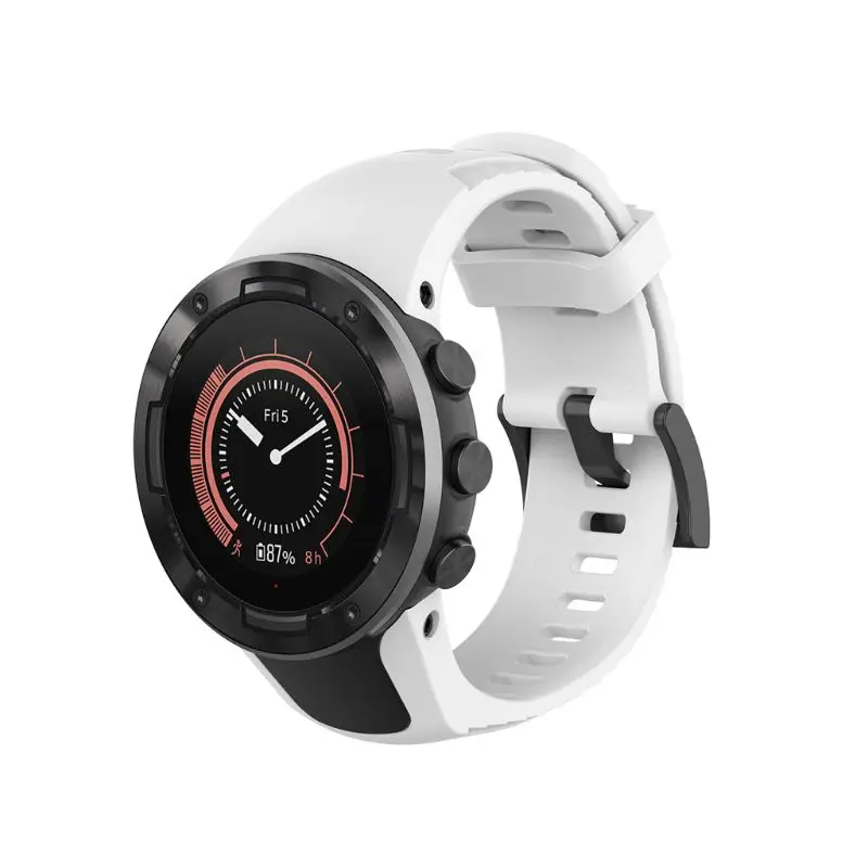 Часы с силиконовым ремешком фитнес-ремень для Suunto 5 Регулируемый ремешок 95AF