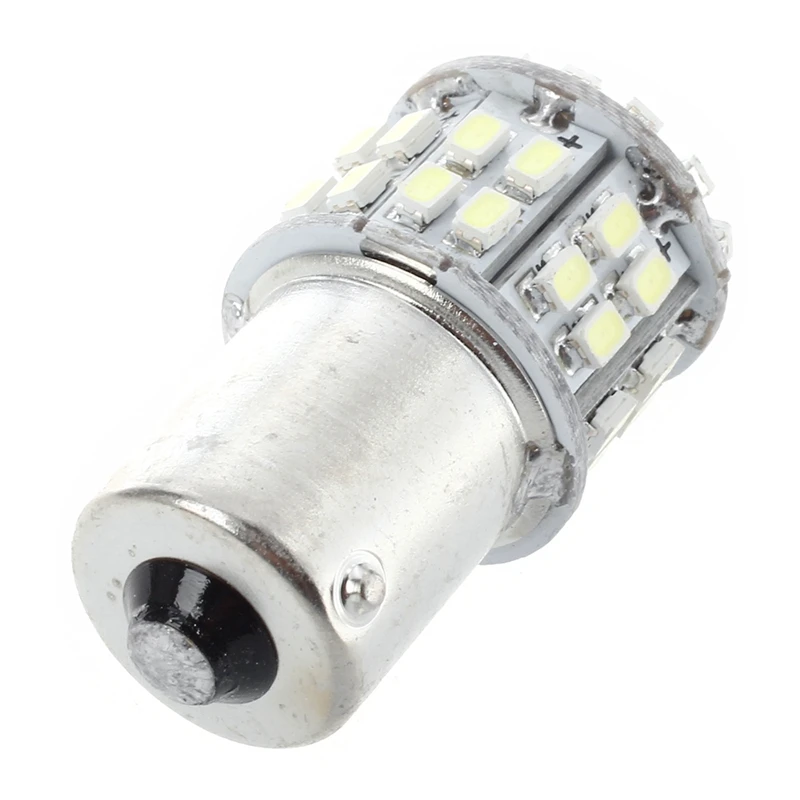 DHBH-2Pcs мигающий светильник и 2 шт лампы: 1156 SMD 50 белый мигающий светильник, BA15S 13 светодиодный 5050 светильник s лампа белый 12V задний светильник