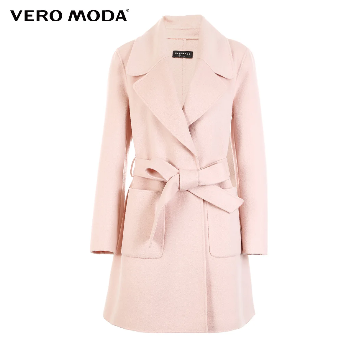 Vero Moda Женская Осень 61% шерсть Чистый простой пальто шерстяное пальто | 318327528