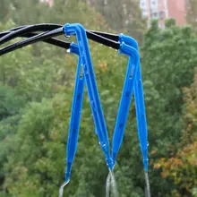 Парниковый капельный ороситель 4-полосная капельная стрелка 2-полосная передатчик для полива и орошения Системы горшечные растения с парниковых люкс