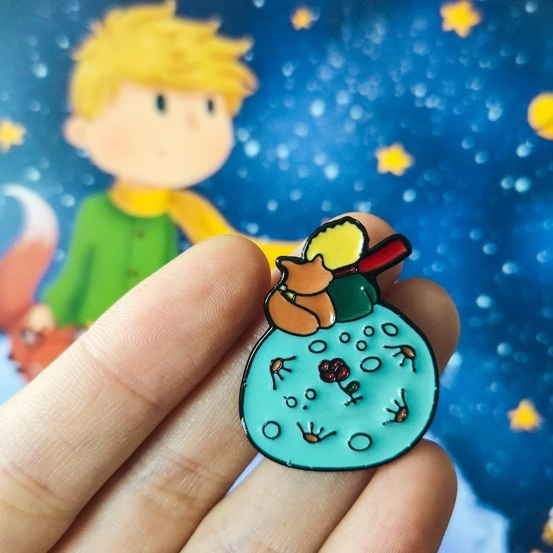 Мультфильм розовый Planet с леопардовым принтом, вечеринка, Ropa Bebe Infantil Nino Le Petit Prince/& с принтом «Лисенок» для детей железная эмалированная брошь из фильма подарок для литературы Lover