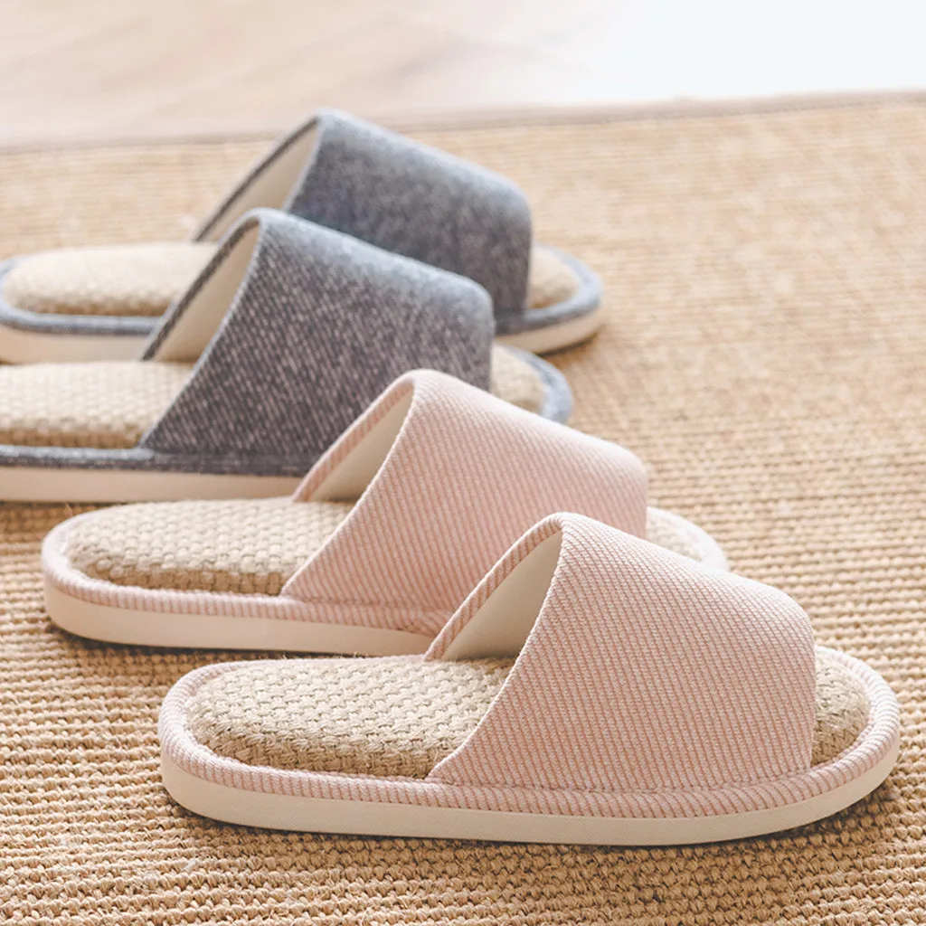 Women Men Slippers Fashion Casual Couples Home Slippers Indoor Soft Floor Flat Shoes Bedroom Warm Shoes Pantuflas Mujer
