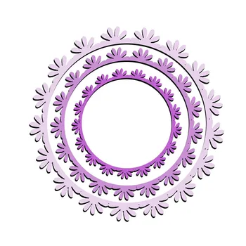 

InLoveArts Daisy Round Metal Cutting Dies Lace Circle DIY Etched Dies Craft Paper Card Making Scrapbooking Embossing 2019