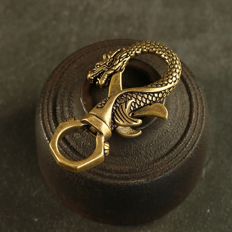 dragon keychain brass (10)