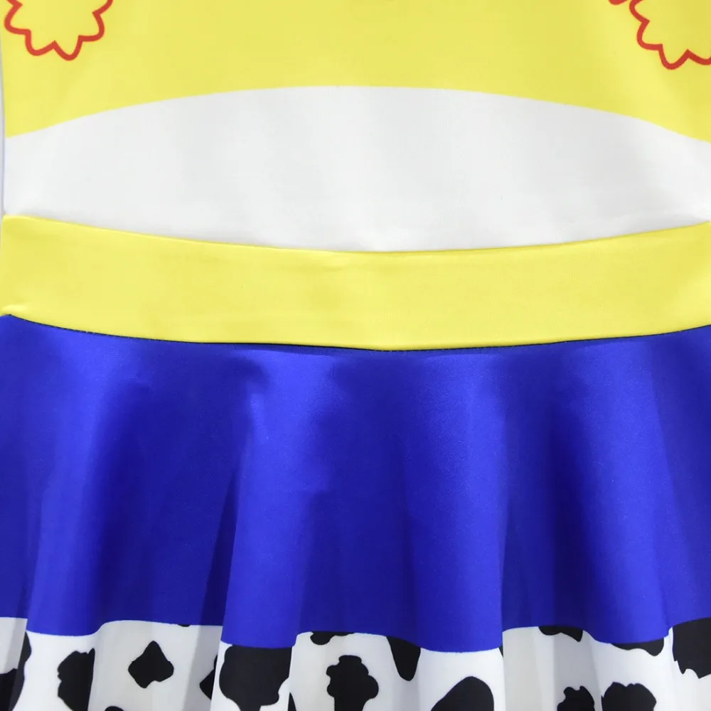 Горячая История игрушек 4 Yodeling Cowgirl костюм Джесси Косплей Карнавальный костюм на Хэллоуин костюмы комбинезоны для девочек полный комплект