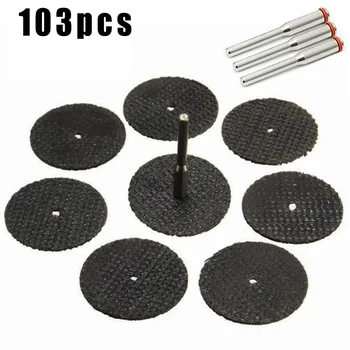 

Cutter Cut Off Wheel Woodworking Plastic Tool 103pcs Black Disc Mandrel Home For Chicago Hobbyist 2019 New