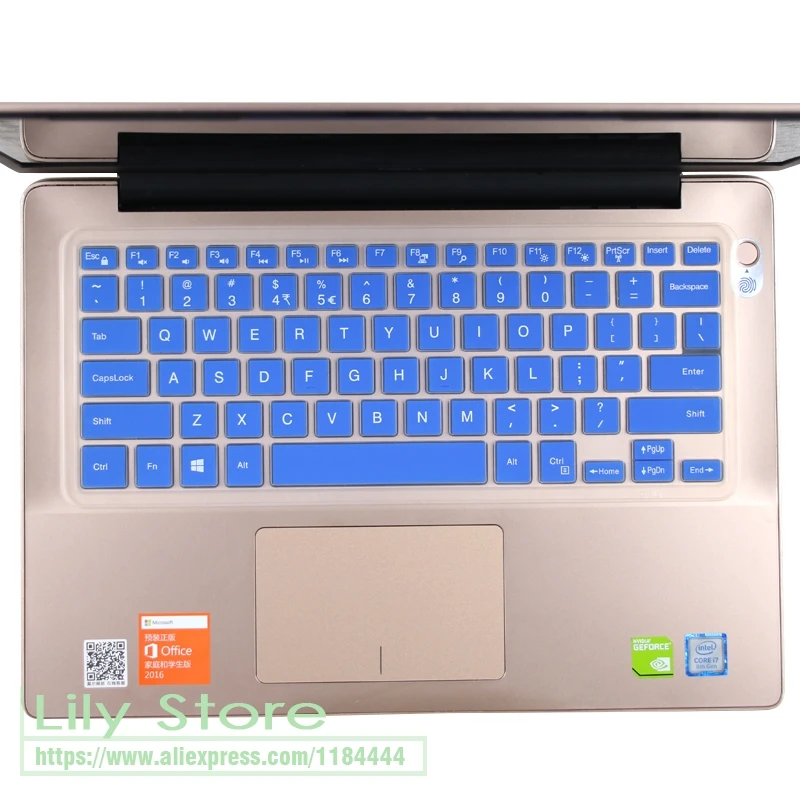 Для Dell Inspiron 15 5000 5568 5578 5579 5585/Inspiron 7000 7569 7570 7573 7579 7580 7586 силиконовая клавиатура кожного покрова