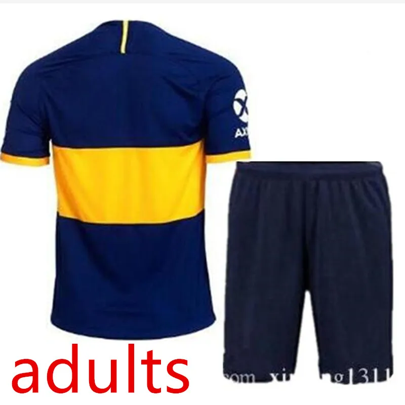 Комплект для взрослых,, Boca Juniors, футболка для футбола, домашняя, 19, 20, GAGO, OSVALDO, PEREZ DE ROSSI, TEVEZ, PAVON, JRS, Спортивная футболка для футбола - Color: shirt