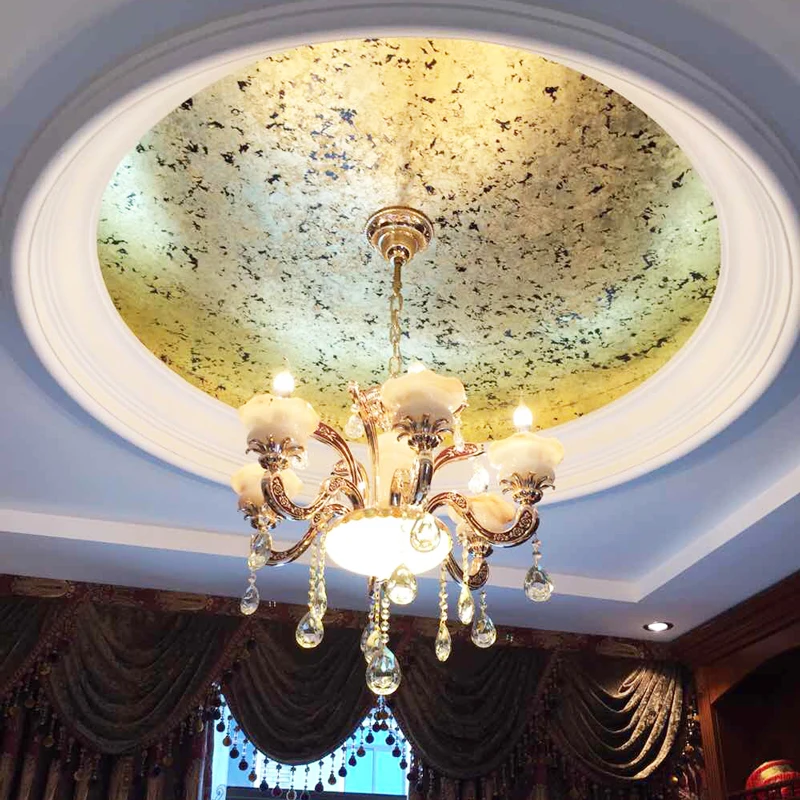 100 шт. листы из фольги с имитацией золотых листьев|Крафт-бумага| |