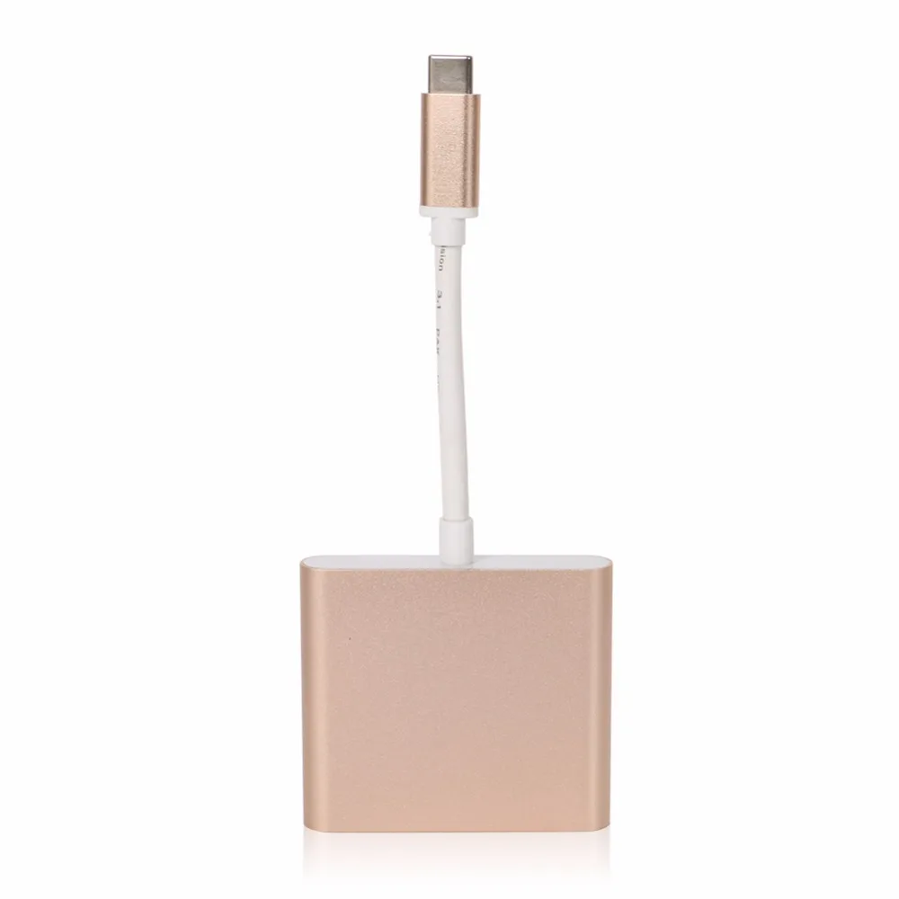 3-Порты и разъёмы Тип C к HDMI USB 3,0 адаптер для зарядного устройства и USB-C 3,1 преобразователь для Iphone, для Ipad, для Ipad Mini