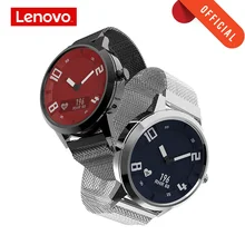 Смарт-часы lenovo, часы с Bluetooth 5,0 OLED сапфировое зеркало, спортивные часы, металлические мужские часы
