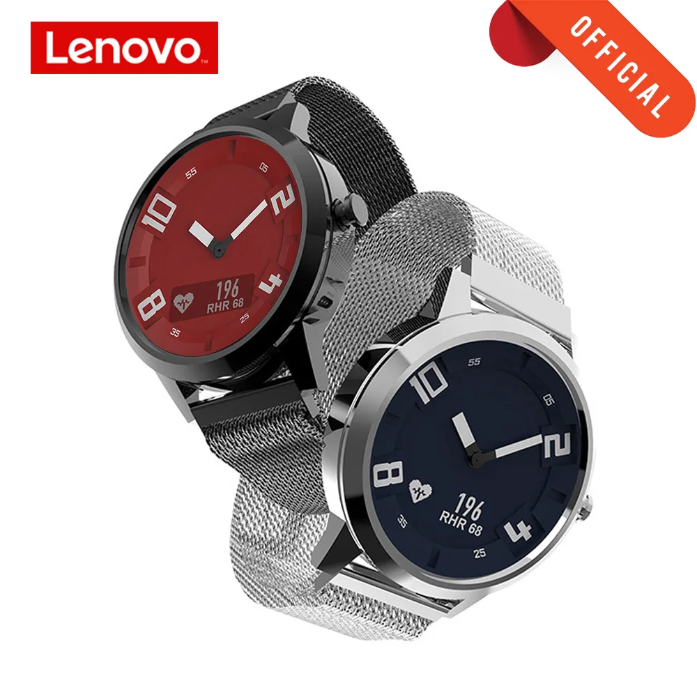  Lenovo Smart Watch Heart Rate Blood Pressure Watch Bluetooth 5.0 OLED Sapphire Mirror Sports Smartw - 32969019547