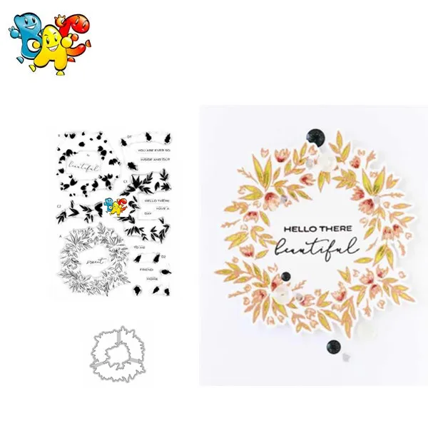 Прозрачная гирлянда прозрачные штампы для скрапбукинга сделай сам/изготовления