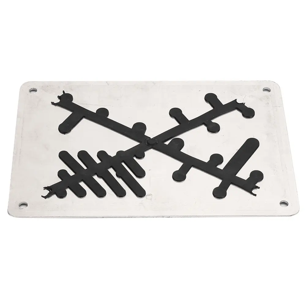 1 шт. Универсальный Серебряный автомобильный напольный коврик накладка на пятку