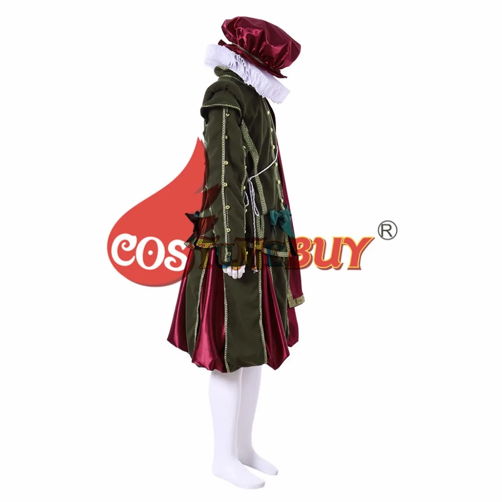 Costumebuy Тюдор елизабетанский аристократ мужской Викторианский принц Костюм в стиле «Ренессанс» Средневековый Королевский военный костюм на заказ