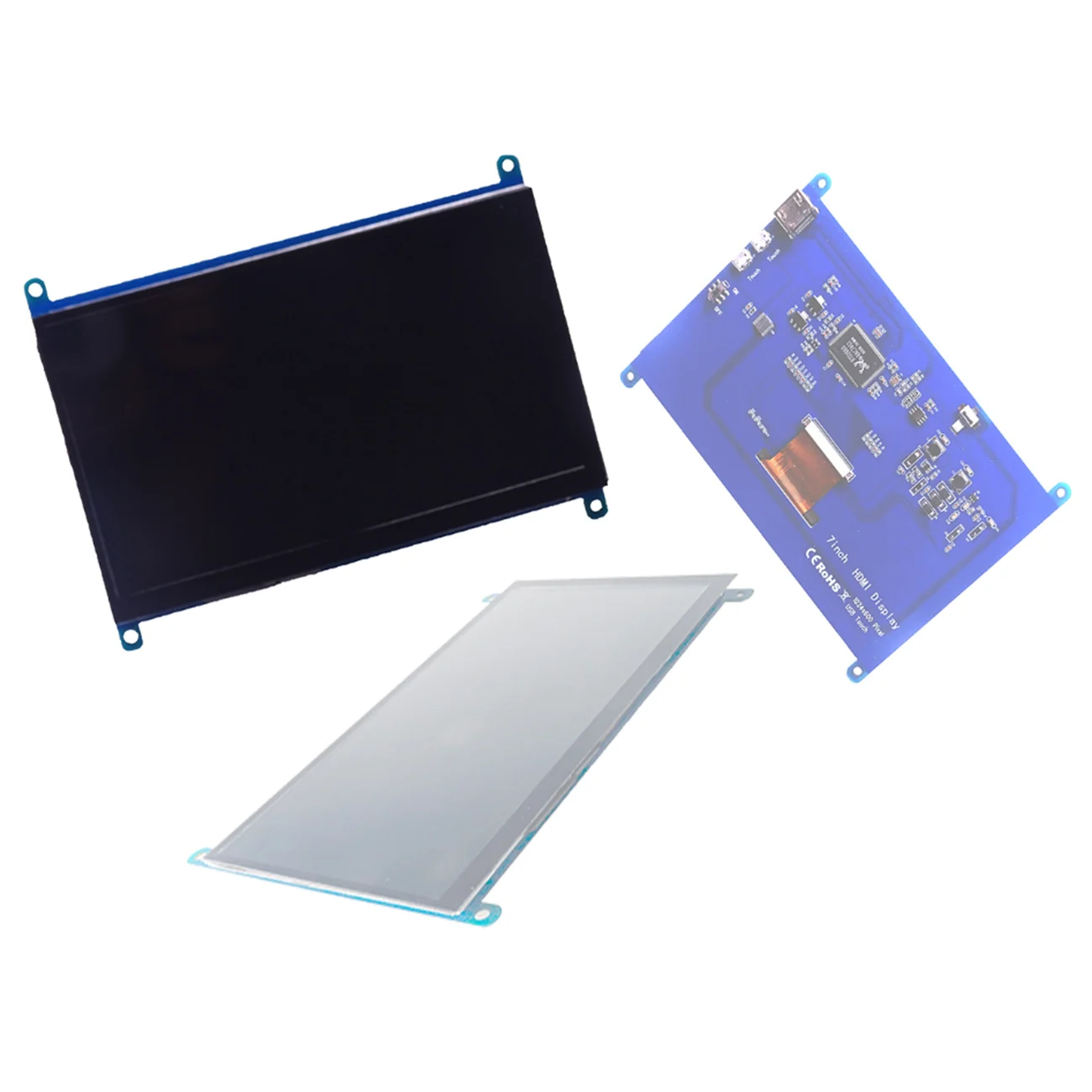 

7 inch Raspberry Pi 3 touch screen 1024 * 600 LCD display for Raspberry Pi 3 Model B HDMI interface TFT display