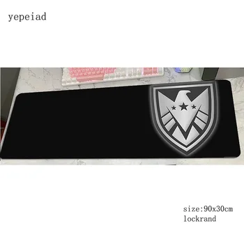 

S.H.I.E.L.D mouse pad 3d Computer mat 900x300x3mm gaming mousepad large Fashion padmouse keyboard games pc gamer desk