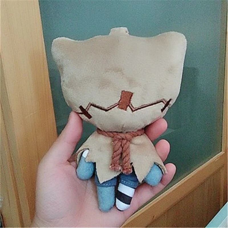 

Original Game Identity V Cosplay Plushie Axe Boy Robby White Cute Cartoon Mini Plush Dolls Keychain Charm Mascot Pendant Gifts