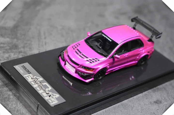 1: 64 литейное металлическое Mitsubishi Evo Vii семь поколения Модифицированная флэш-Модель автомобиля игрушки Рождественские подарки