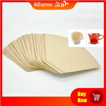 

101 \"V\" Shape Coffee Cup Filter Paper Espresso Machine Mocha Pot Strainer Sheet