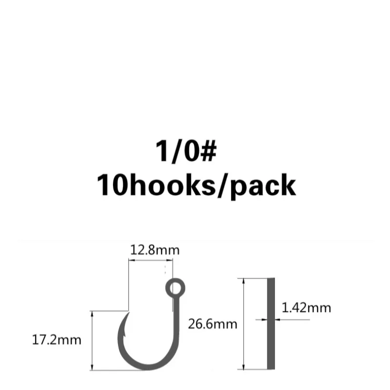 E Mustad 10121 приманка крючок одинарный круг Карп Crank Крюк Anzol с высоким содержанием углерода Сталь морские рыболовные крючки Fly рыболовный крючок Pesca - Цвет: E
