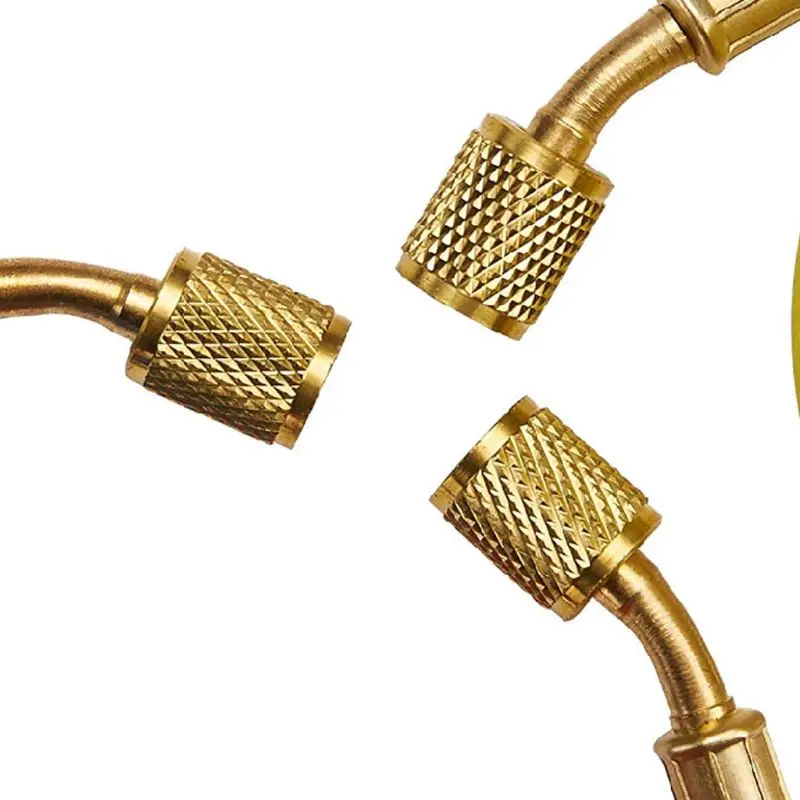 AC Diagnostic Manifold Freon Gauge Hose Set Charging R134A R12 R22 R502 Refrigerant