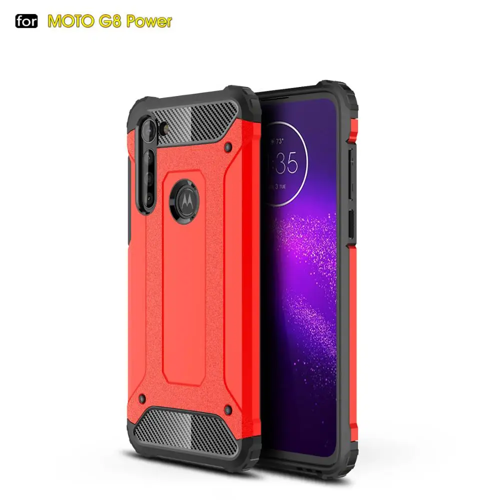 Модный чехол для телефона для Motorola G8 POwer чехол для MOTO G8 POwer Чехол - Цвет: red