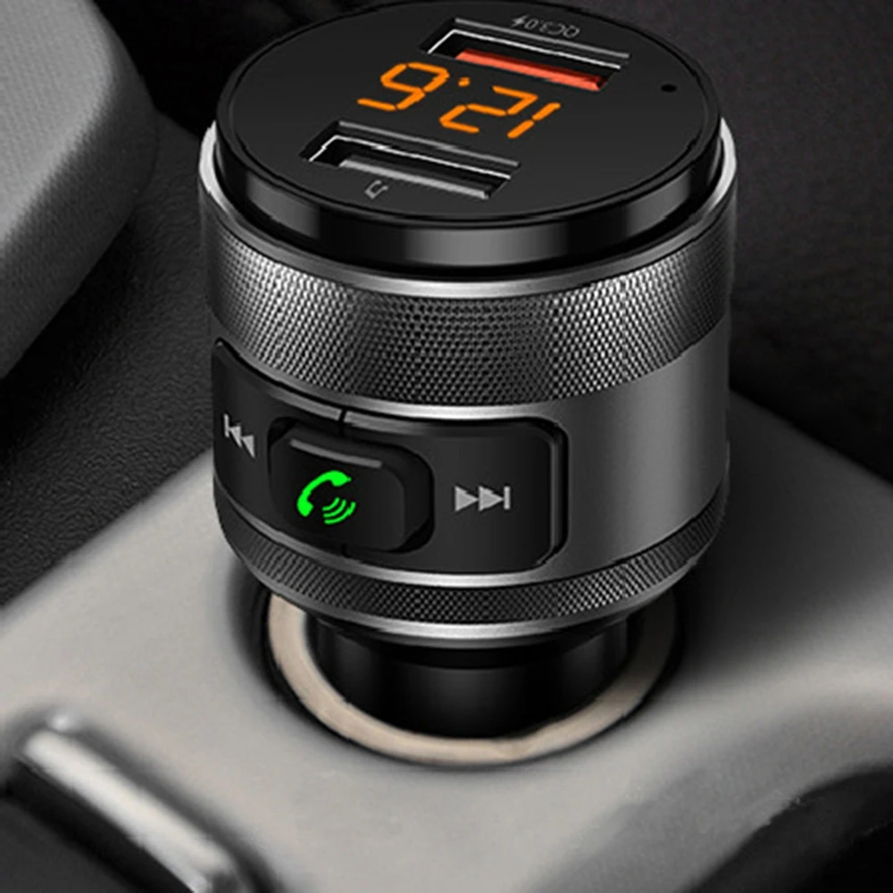 C57 Bluetooth 4,2 автомобильный fm-передатчик с дисплеем напряжения аккумулятора usb порт для зарядки автомобильные аксессуары XZ-03