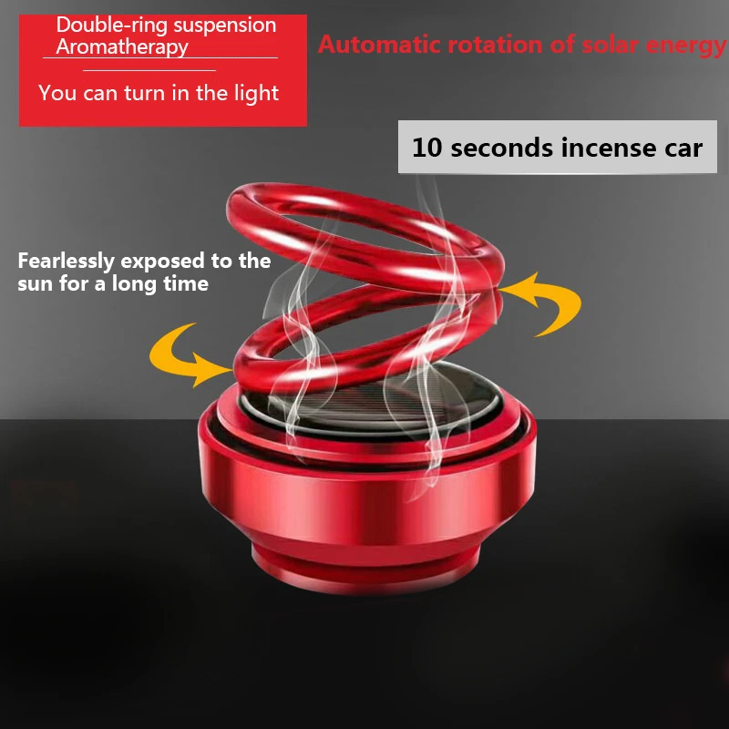 

Automobile condiment double ring solar ring motor essence rotary air conditioner parts diffusion
