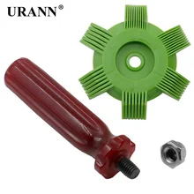 Конденсаторный ребро гребень A/C конденсаторный радиатор Ребро испарителя выпрямитель гребень грабли очиститель Инструмент Автоматическая система охлаждения Чистящая Щетка