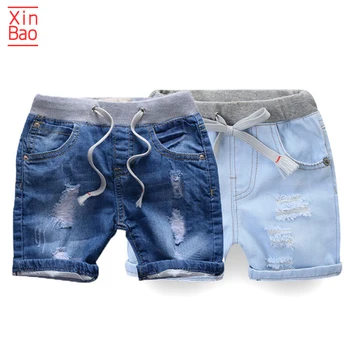 

XINBAO 2020 Summer Casual Trouser Baby Boy Shorts Beach Denim Kids Short Pants Panties Jeans Toddler Infant Girl Children Solid