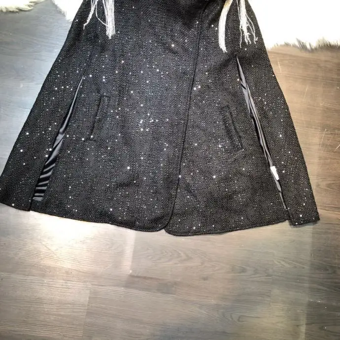 AH10541, модные женские пальто и куртки,, Подиумные роскошные, известный бренд, Европейский дизайн, вечерние, стильная женская одежда