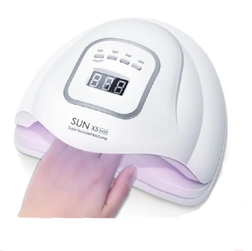 SUNX5 MAX Сушилка для ногтей, маникюр, машинка для маникюра, 45 шт. светодиодный бусины, УФ-светодиодный светильник для всех гель УФ светодиодный лампа для ногтей, для маникюра, с ЖК-дисплей Дисплей