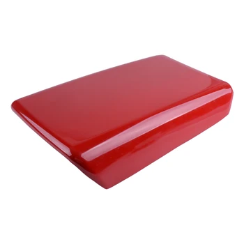

beler NEW Red Car Center-Console Armrest Handrail Storage Box Cover Trim Fit For Tesla Model 3 2018 2019