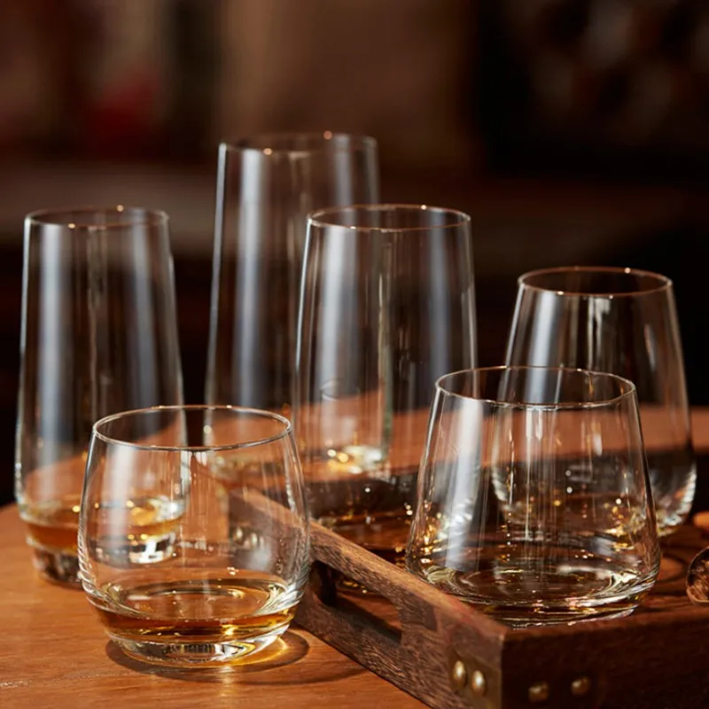 Verre Хрустальная чашка, бокал для вина, аксессуары для бара, пивной сок, коктейль, виски, рюмка, виньо, шампанское, tazas, молочные чашки, vandroid de vidrio