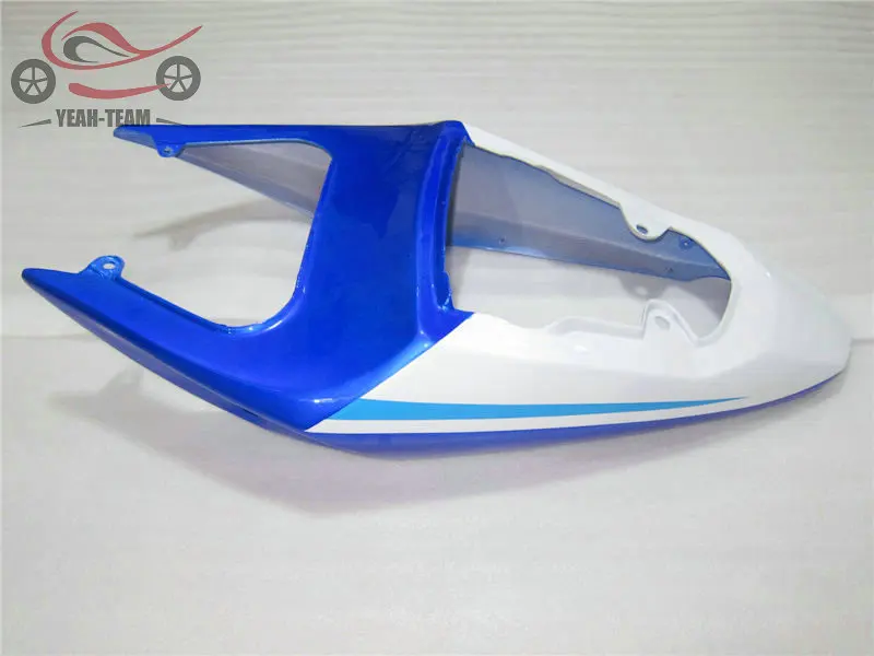 Бесплатные пользовательские Обтекатели для кузова для Suzuki K4 2004 2005 GSXR750 04 05 GSXR 600 750 синий белый ABS пластик обтекатель мотоцикла