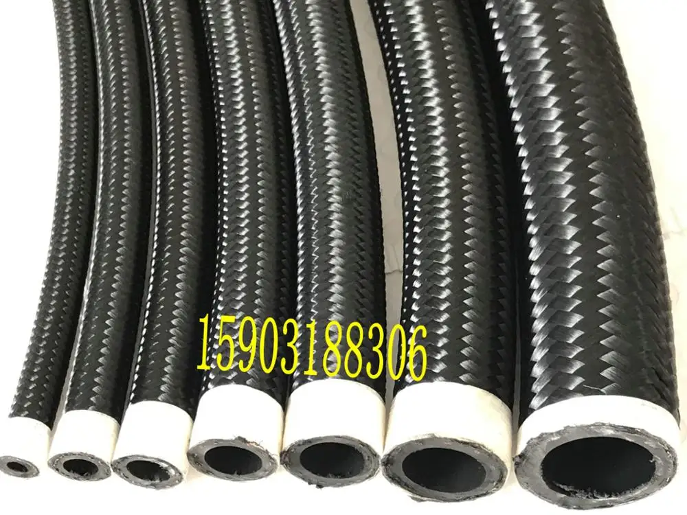 

Very High Quality AN 12 Cotton Overbraided Fuel Oil Hose Pipe Tubing,Light Weight Hose Rubber 5Meters