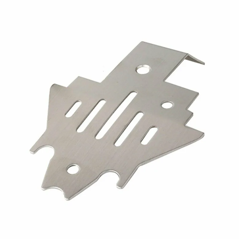 

Set RC chassis armor Stainless Steel For Traxxas TRX4 Protection Silver