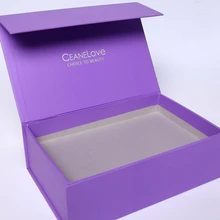 Custom folding necklace jewelry paper packaging gift box,UV Resistant Glossy gift packaging box with magnet-PX11329