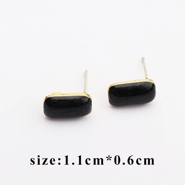 M43504 GUFEATHER M435, ювелирные аксессуары, ювелирные изделия, ручная работа, медный металл, серьги diy, серьги-гвоздики, изготовление ювелирных изделий, 10 шт./партия - Цвет: M43504