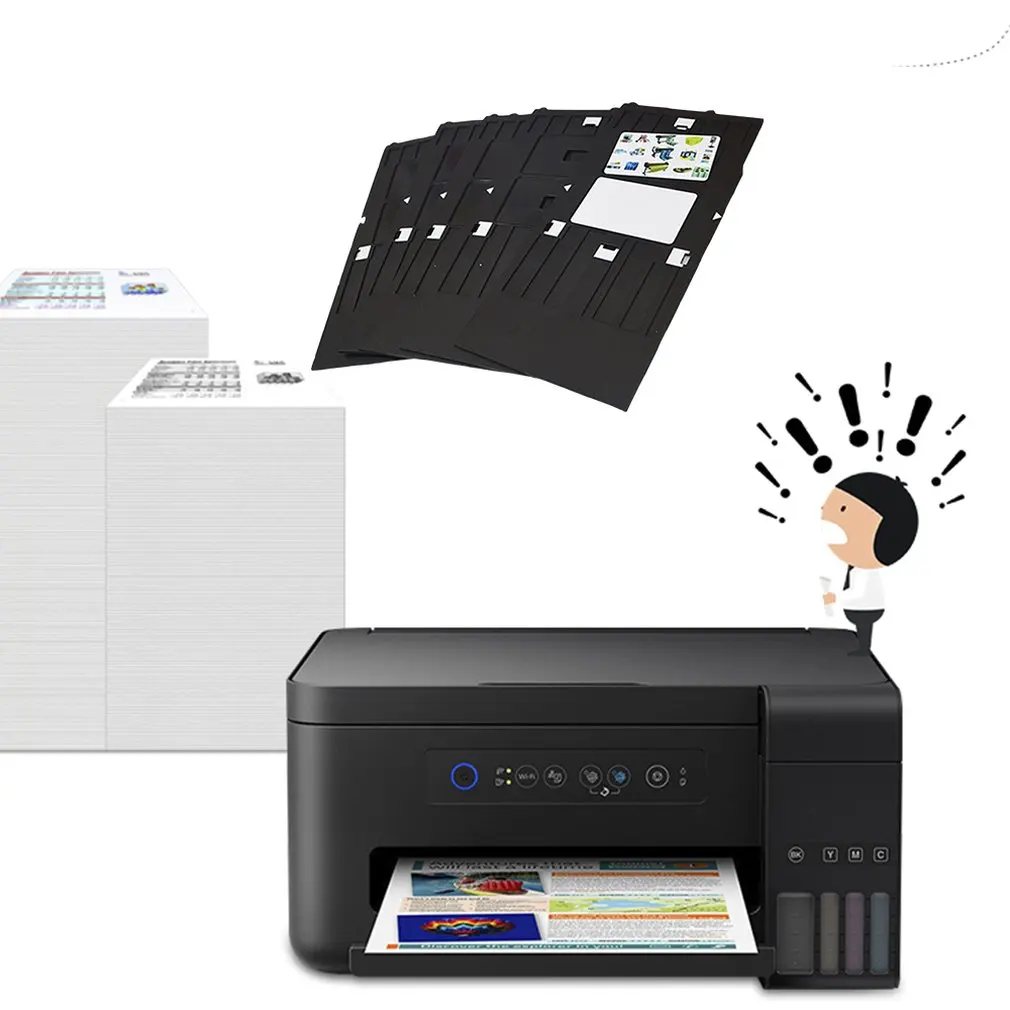 Профессиональный ПВХ карты лоток печать пластиковых карт лоток для Epson Тип B принтер R200 R210 R220 R230 R300 R310 R320 R350