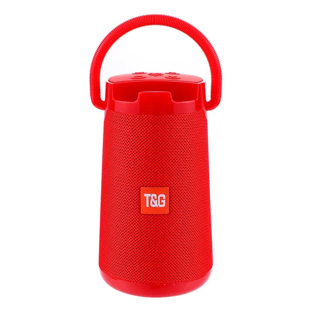 TG138 RED Портативная Bluetooth Колонка 20 Вт беспроводная звуковая коробка стерео Бас Сабвуфер fm-радио Бумбокс aux usb pc звуковая панель для iPhone - Цвет: TG138 RED