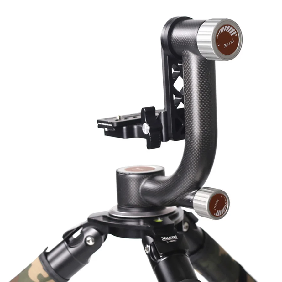 XILETU XGH-1 PanoramicGimbal штатив телефото объектив для съемки панорамы головка карданный кронштейн DSLR Камера