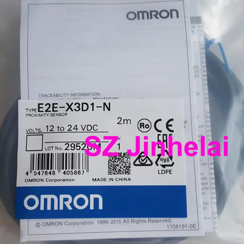 Omron E2E-X3D1-N E2E-X3D1-N-Z E2E-X3D2-N Autentico Interruttore Rilevatore Sensore Di Prossimità Originale 2M By Oms