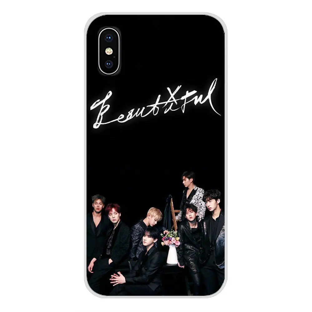 Прозрачный мягкий чехол Monsta X KPOP Boy Group для samsung Galaxy S3 S4 S5 Mini S6 S7 Edge S8 S9 S10 Lite Plus Note 4 5 8 9 - Цвет: images 2