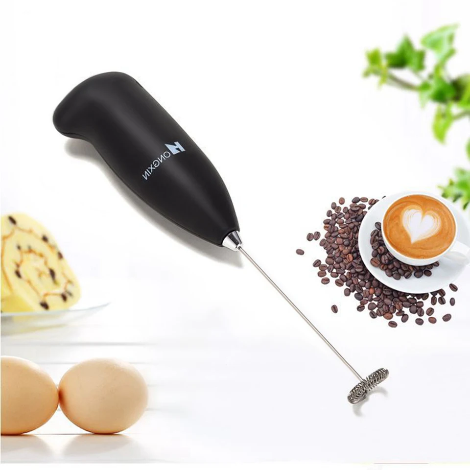 Mini Milk Frother Handheld Foamer Coffee Maker Egg Beater for Chocolate