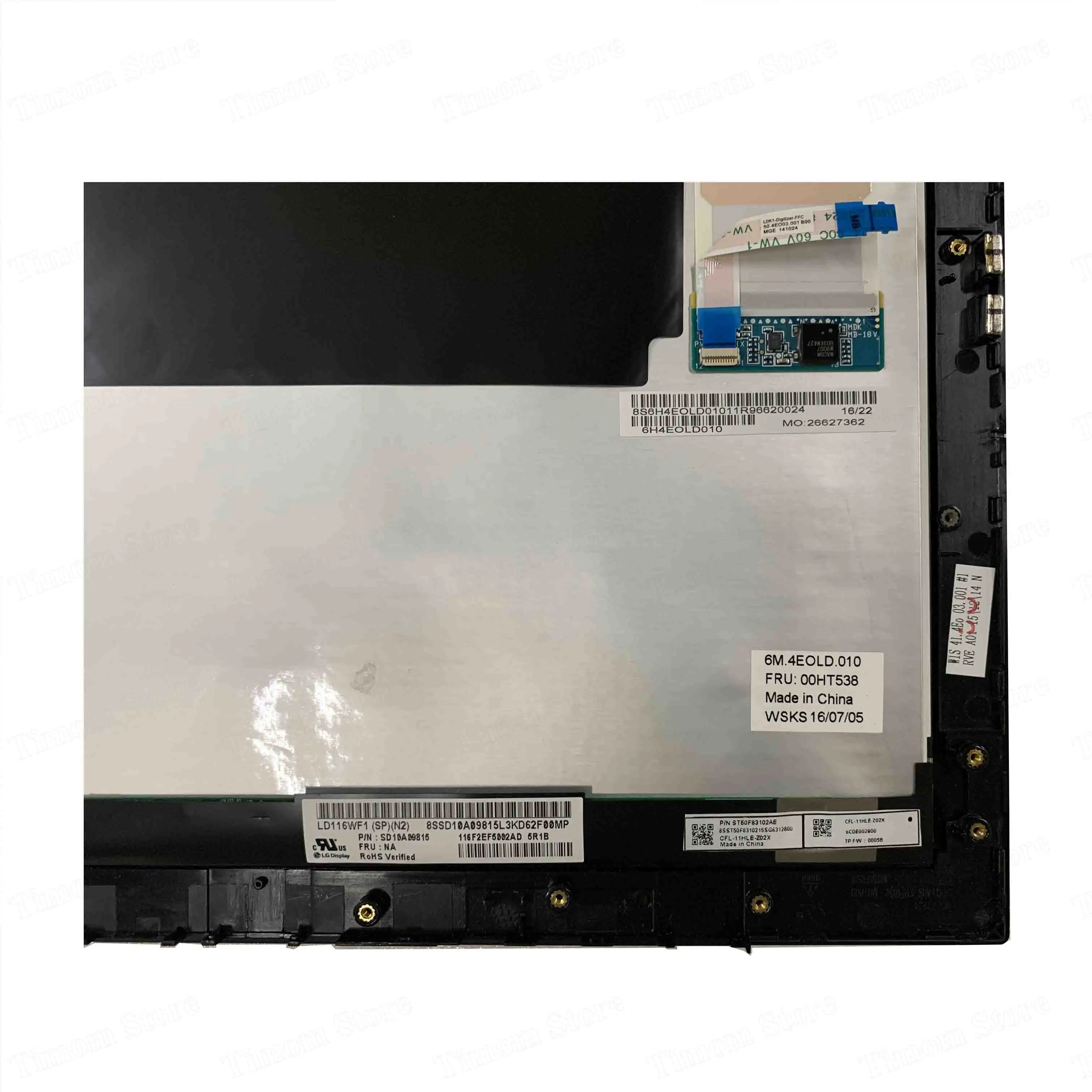 Для ноутбука Helix 2 20CG 20CH Gen ThinkPad 00HT538 00HT531 ЖК светодиодные сенсорные сборки 11 6 &quotFHD