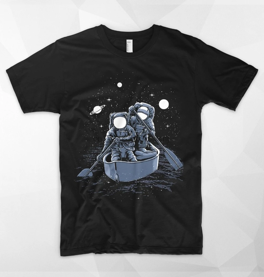 Across The Galaxy T Shirt Astronaut Cosmonaut Spacecraft Alien Ufo Space New 2019 Cotton Short-Sleeve Retro Print Tee Cool Tops |