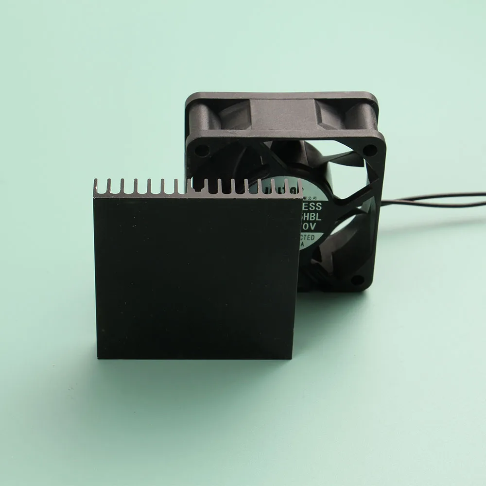 Heatsink and Cooling Fan DC24V 36V 48V AC110-230V Combination of 60*60mm for Led Lamp or Mainboard of Some Devices for aluminum heat sink