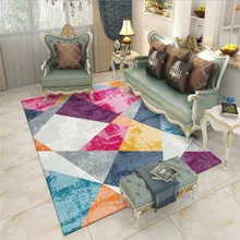 Простой ковер в скандинавском стиле, коврик для гостиной, спальни с геометрическим рисунком, коврик для пола, для кухни, ванной комнаты, Нескользящий Впитывающий ковер, украшение для дома, ковер